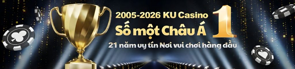 Hình ảnh kỷ niệm KUBET Casino giai đoạn 2005–2026 khẳng định vị thế số 1 Châu Á với 21 năm uy tín đại diện cho nền tảng giải trí và cá cược trực tuyến hàng đầu khu vực