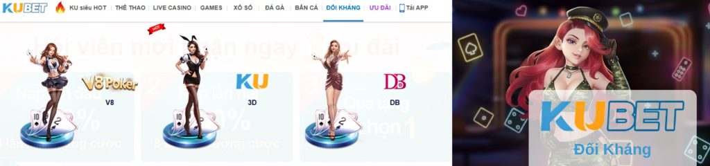 KUBET Đối Kháng với hình nhân vật hoạt hình và các nhà cung cấp V8 3D và DB 2